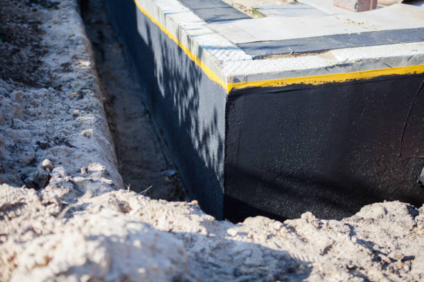 Residential Interior Drainage System installation at a Vance, AL home by SJ Waterproofing Pros